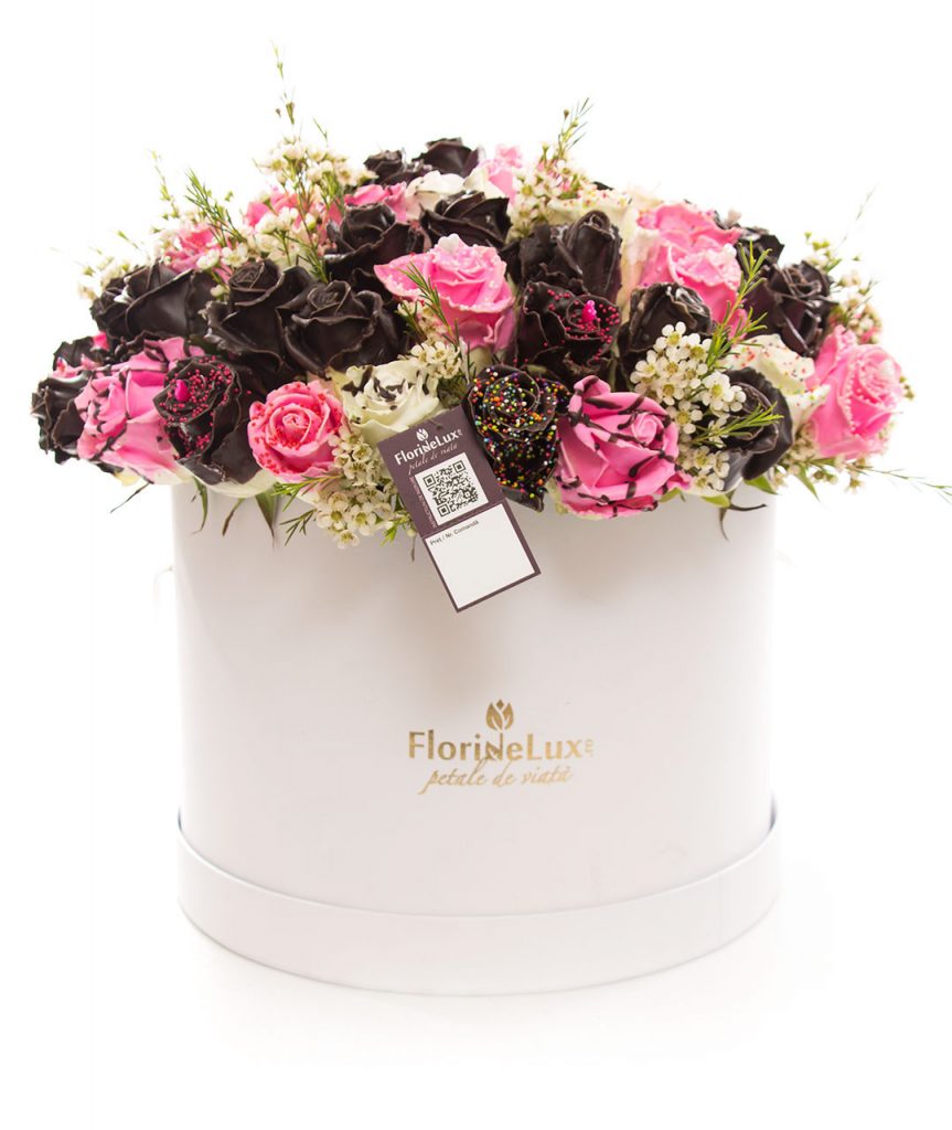 Cadouri ideale pentru Femeia Capricorn, O cutie cu trandafiri de ciocolată